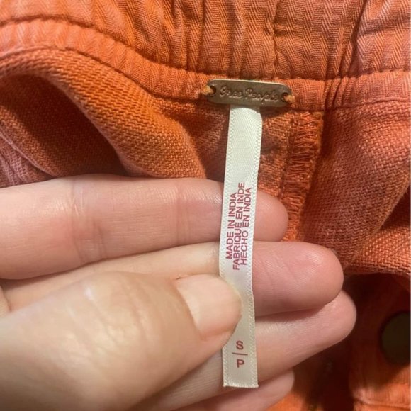 Free People Come and Get It Utility Pant in Spice Route - Picture 2 of 6